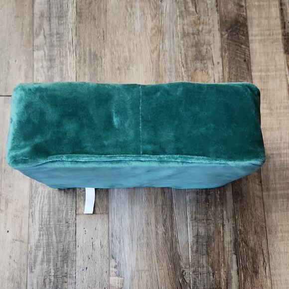 Sofa Buddy Green Cup & Snack Holder Couch Caddy Two Openings Chip Holder Remote - Picture 2 of 7